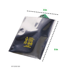 Metal-In 3x5 In Moisture Barrier Flat Bag Series 2000, 3.7 Mils Thickness - EXT-2002-3X5