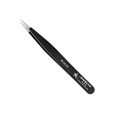Excelta Tweezers - 3 Star Straight Strong Medium Point - Anti-Mag. SS - Epoxy Handles - 00-SA-ESD