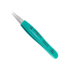 Excelta Tweezers - Straight Strong Medium Point - Anti-Mag. SS - Ergonomic - 00-SA-ET