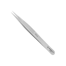 Excelta Tweezers - Straight Strong Medium Point - Anti-Mag. SS - Finger Serrations - 00B-SA