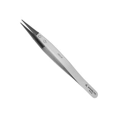 Excelta Tweezers - Replaceable Tip - Straight - Carbon Fiber Tips - 159A-RT