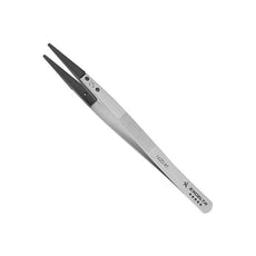 Excelta Tweezers - Replaceable Tip - Straight - Peek Tips - 162D-RT
