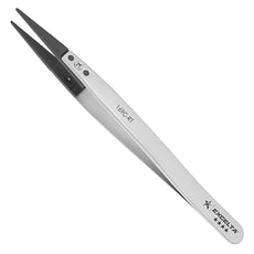 Excelta Tweezers - .080" Wide Replaceable Tip - Straight - Carbon Fiber Tips - 169C-RT