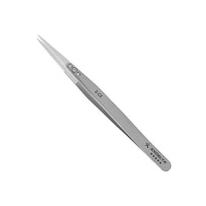 Excelta Tweezers - Replaceable Tip - Straight Tapered - Ceramic Tips - 2-CE