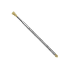 Excelta Brushes - ESD Safe - Straight - SS Handle/Horse Hair Bristles - Double End - 214-H