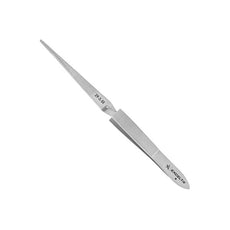 Excelta Tweezers - Reverse Action - Straight - SS - Wooden Grips/Serrated - 29-S-SE