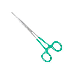 Excelta Hemostats - 8" Straight - SS - Vinyl-Coated Handle - 39PH