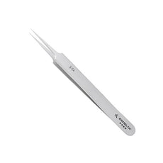 Excelta Tweezers - Straight Tapered Ultra Fine Point - Titanium  - 5-TA