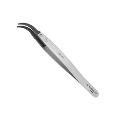 Excelta Tweezers - Replaceable Tip - Curved Tip - Carbon Fiber Tips  - 759D-RT