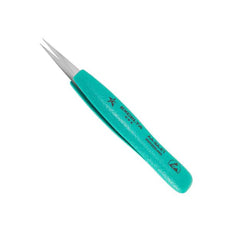 Excelta Tweezers -Straight Medium Point - Anti-Mag. SS - Ergonomic - AA-SA-ET