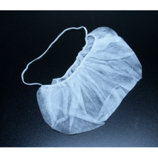 Beard Cover SBPP 10"x18" w/Latex Free Band White