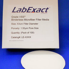 Grade VSS® cut 4.25cm diameter - 100/pk Binderless glass microfiber, high heat up to 550°C for volatile suspended solids - VSS4250
