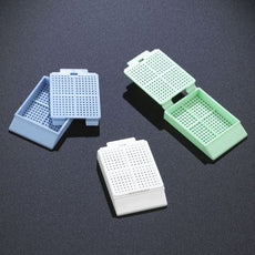 Cassette, Biopsy Embedding with Attached Lid, 30¬∞ Writing Area, WHITE, 500/Dispenser Box, 2 Boxes/Unit-1091W