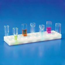Holder, 12-Place, for Spectrophotometer Cuvettes, PE, 5/Unit-111168