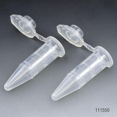 Microcentrifuge Tube, 0.6mL, PP, Attached Flat Top Cap, Graduated-111550