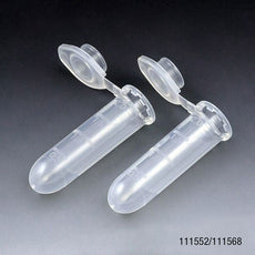 Microcentrifuge Tube, 2.0mL, PP, Attached Snap Cap, Graduated, Natural-111568