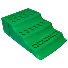 Workstation, 4-Way for use with Microtubes, 1.5mL Microcentrifuge tubes and 0.2mL and 0.5mL PCR tubes, PP, Green-111780G