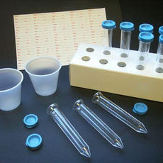 Uri-Pak Urine Collection System, 12mL Flared Top Urine Tube, Blue Snap Cap, Collection Cups & ID Labels, 100/Bag, 5 Bags/Unit-112018