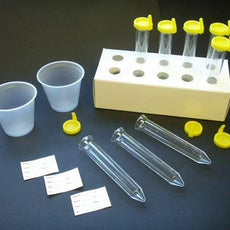 Uri-Pak Urine Collection System, 12mL Flared Top Urine Tube, Yellow Snap Caps with Sanitary Grip, Collection Cups & ID Labels, 100/Bag, 5 Bags/Unit-112019