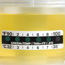 Thermometer Strips, Graduated in both Fahrenheit (90-100¬∞) and Celsius (32-38¬∞)-112215
