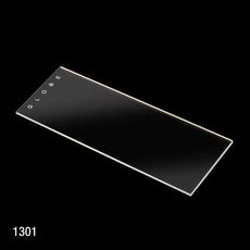 Microscope Slides, Diamond White Glass, 25 x 75mm, 45° Beveled Edges, Clipped Corners, Plain, 72/Box, 20 Boxes/Case (10 Gross)-1384-10