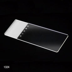 Microscope Slides, Glass, 25 x 75mm, 90¬∞ Ground Edges with Safety Corners, Frosted, 1 End, 1 Side, 72/Box, 2 Boxes/Case (1 Gross)-1324-144