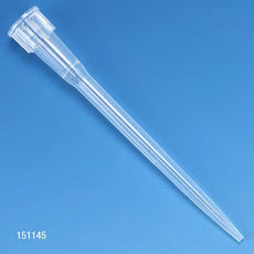 Pipette Tip, 0.1 - 20uL, Certified, Universal, Natural, 45mm, Extended Length, 96/Refill Rack, 10 Refill Racks/Box-151145RF