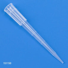 Pipette Tip, 1 - 200uL, Certified, Universal, Graduated, Natural, 54mm, 96/Rack, 10 Racks/Box-151150R-96