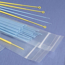 Inoculation Loop, Flexible, 1uL, Calibration Certificate, STERILE, PS, Blue, 10/Zipper Closure Bag, 100 Bags/Unit -2871-10