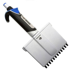 Pipette, Diamond Advance, Fully Autoclavable, 12-Channel, Adjustable Volume, 10 - 100uL, Blue-3345-100