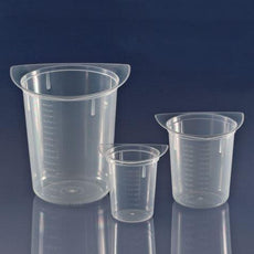Beaker, Three Corner, Clarified PP, Graduated, 1000mL-3635