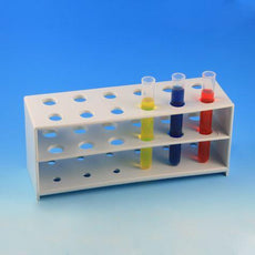 Rack, Tube, 12mm, 12-Place, PP, White-456105