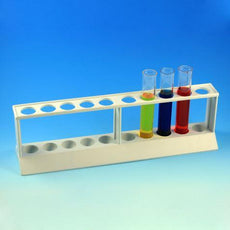 Rack, Tube, 16/17mm, 10-Place, PP, White-456106