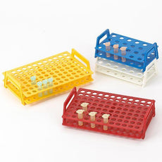 Wireless MicroTube Rack with Handles for 1.5mL and 2.0mL Microcentrifuge Tubes, 24-Place, Blue-456345B