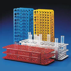 Snap-N-Rack Tube Rack for 20mm and 21mm Tubes, 40-Place, PP, White-456603