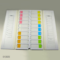 Slide File Folder, 20-Place, Cardboard, 10/Unit-513025