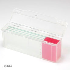 Slide Mailer, Polypropylene, Side Flip Lid, for 5 Slides, Natural, 100/Box-513065-100