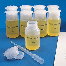 Bottle with Screwcap, Wide Mouth, Round, Graduated, LDPE (Cap: PP), 1000mL-600412