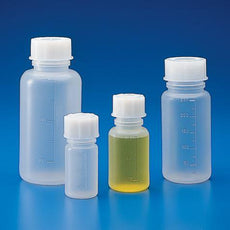 Bottle with Screwcap, Wide Mouth, PP, Graduated, 100mL-601623-10