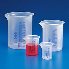 Beaker, PP, Printed Graduations, 250mL-601824-1