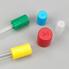 Diamond Culture Tube Cap for 16mm Glass Culture Tubes, PP, Yellow, 100/Bag, 10 Bags/Carton-118152Y