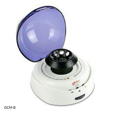 Centrifuge, Mini, 8-Place, 7000rpm Fixed Speed, 120v, 60Hz, US Plug, Blue Lid (Includes: 8-Place Rotor for 1.5mL/2.0mL Tubes, 2 x 8 Place Rotor for PCR Tubes/Strips and both Sleeves)-GCM-B