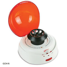 Centrifuge, Mini, 8-Place, 7000rpm Fixed Speed, 240v, 50Hz, UK Plug, Red Lid (Includes: 8-Place Rotor for 1.5mL/2.0mL Tubes, 2 x 8 Place Rotor for PCR Tubes/Strips and both Sleeves)-GCM-R-UK