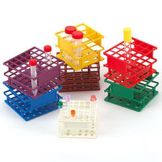 Wireless Tube Rack, 25mm, Half Size: 16-Place, Nylon, Yellow-456745Y