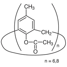 4-Methyl-1-acetoxycalixarene[mixture of [6] and [8]](contains 5-10% Acetone), 100MG - H0889-100MG