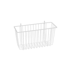 Metro H209W Storage Basket for Super Erecta Wire Shelving, White, 13.375" x 5" x 7"