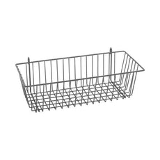 Metro H210-DSG Storage Basket for Super Erecta Wire Shelving, Smoked Glass, 17.375" x 7.5" x 5"