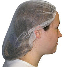 Hair Net, Fine Mesh, 24", Black/White, 1000/case - APP0310-MESH-24