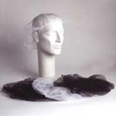 Hair Net, Honeycomb, 21", Black, Brown, White, 1000/case - APP0310-NET-21