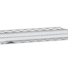 Metro HDM1448QC qwikSLOT Drop Mat Wire Display Shelf, Chrome, 14" x 48"
